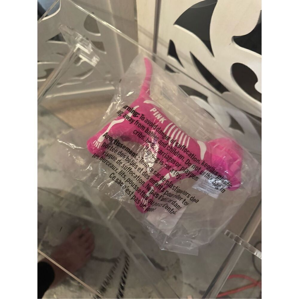 VS pink skeleton mini dog nip collector fan